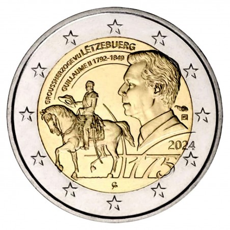 2 Euros LUXEMBOURG 2024 GUILLAUME II