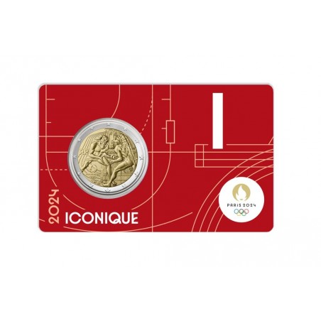 2 Euros FRANCE 2024  Jeux Olympique de Paris 2024 "HERCULE"