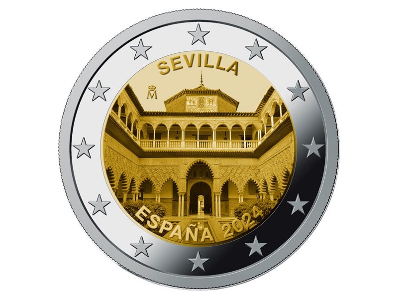 2 Euros ESPAGNE 2024 - CATHEDRALE DE SEVILLE -horizondescollectionneurs.com