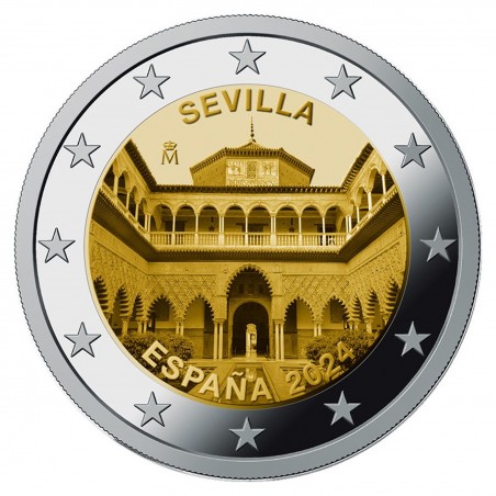 2 Euros ESPAGNE 2024 - CATHEDRALE DE SEVILLE -horizondescollectionneurs.com