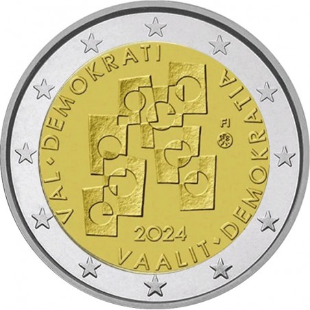 2 Euros FINLANDE 2024 Droit de vote 2002 à 2024 -horizondescollectionneurs.com