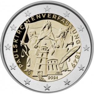 2 Euros ALLEMAGNE 2024  Francfort
