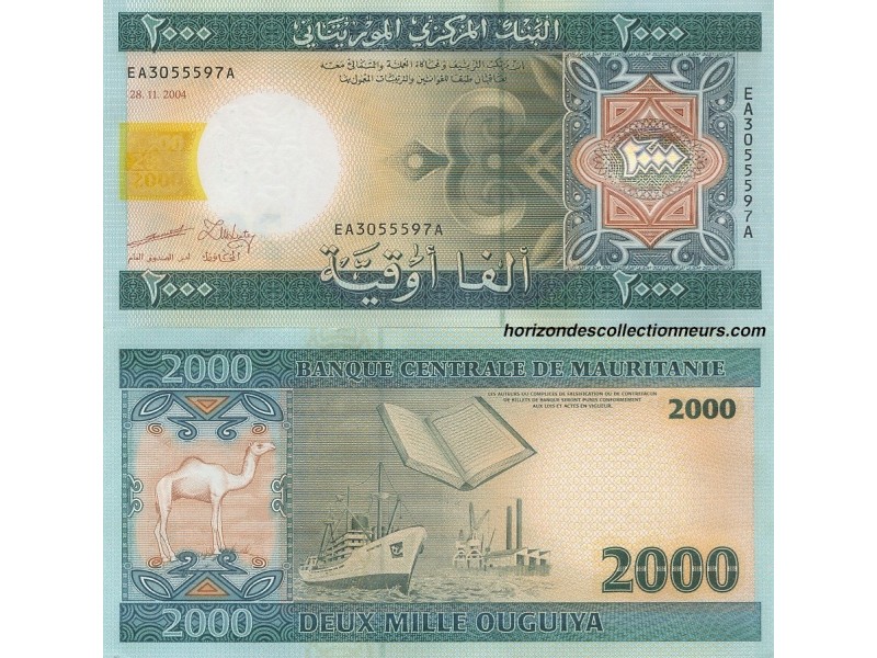 2000 Ouguiya Mauritanie 2004  -P.14a