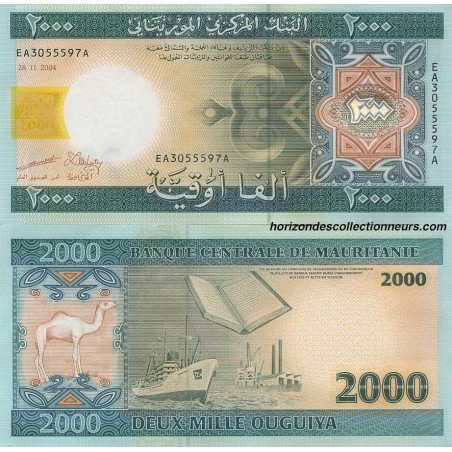 2000 Ouguiya Mauritanie 2004  -P.14a