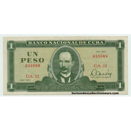 1 Peso CUBA 1979 P.102b SPL