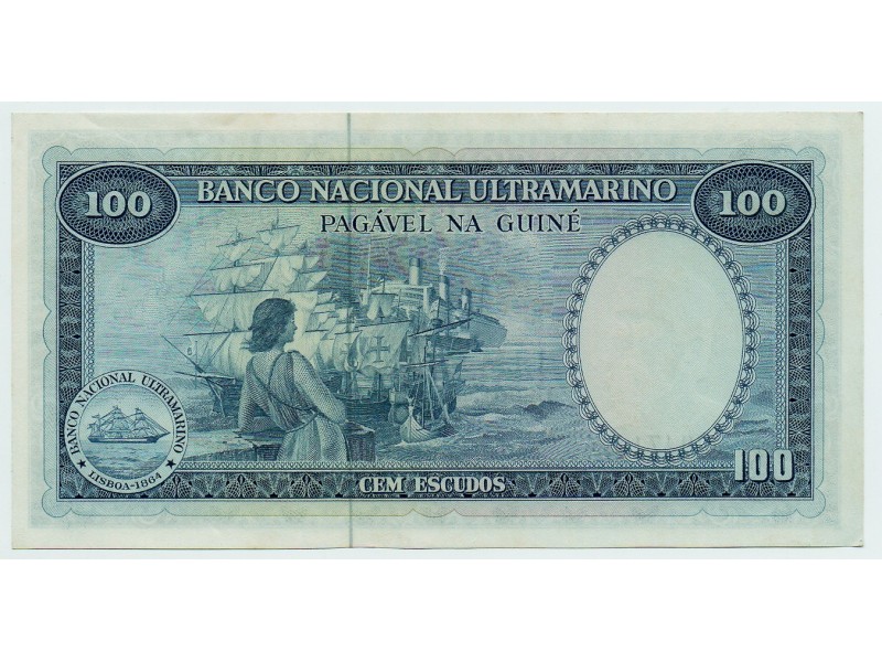 100 Escudos GUINÉE PORTUGAISE 1971 P.45 SPL