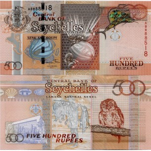 SEYCHELLES Billet 500 Rupees 2011 P-44
